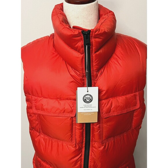 NWT Soia & Kyo Women's L Deanna Down Puffer Vest Coat Spice Winter Outdoors Lux - Picture 4 of 11